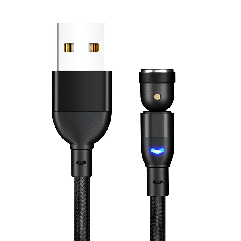 3-in-1 Magnetic Charging Cable – 540° Rotating