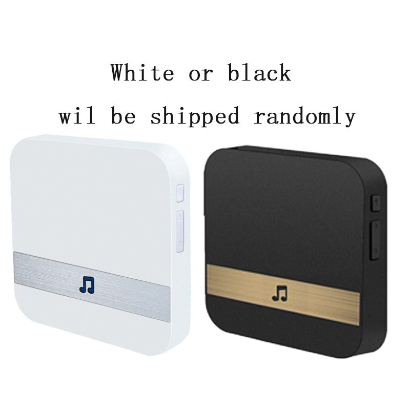 Video Doorbell Smart Wireless WiFi Security Door Bell in black and white colors, shipped randomly.
