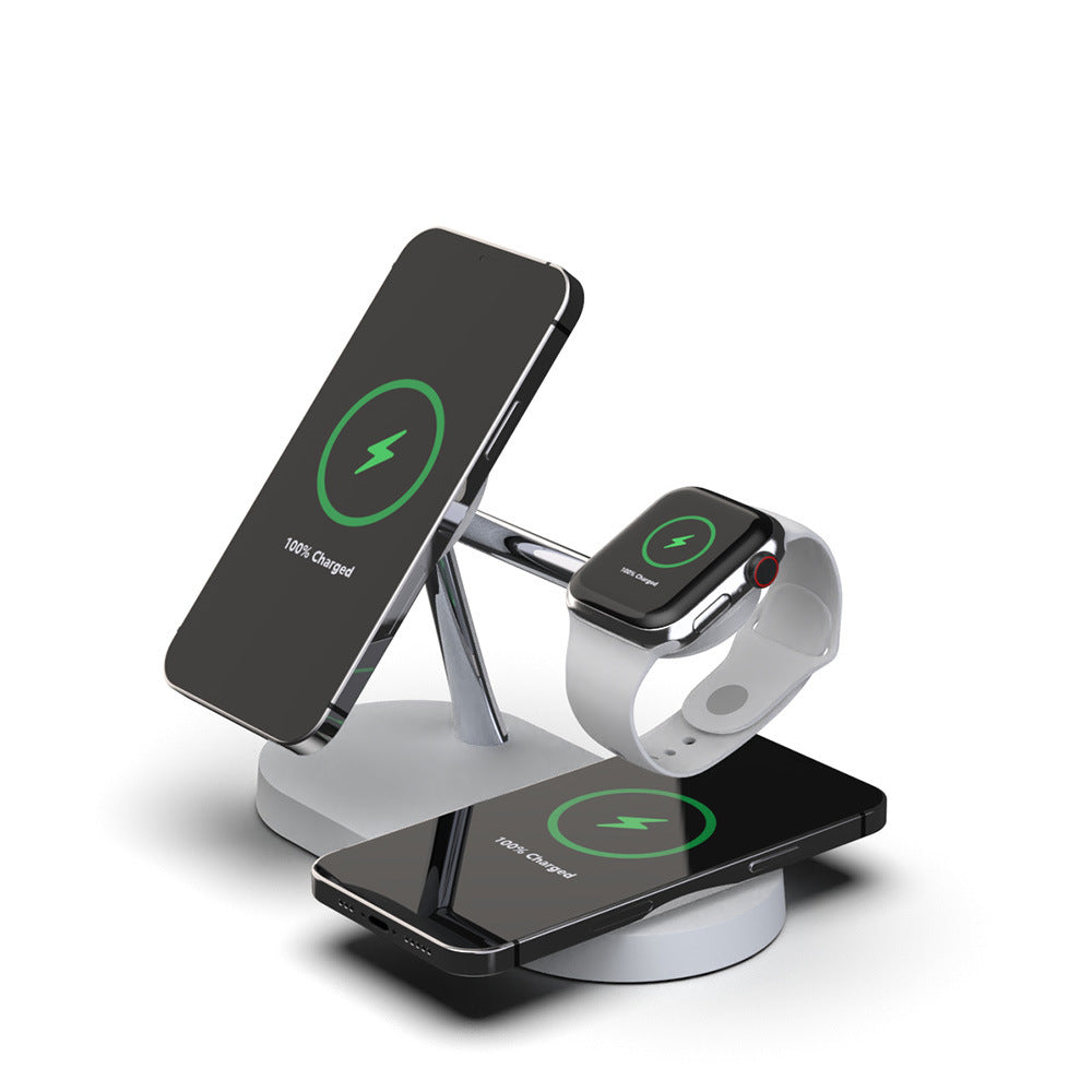 5-in-1 Magnetic Wireless Charger – 15W Fast Charge