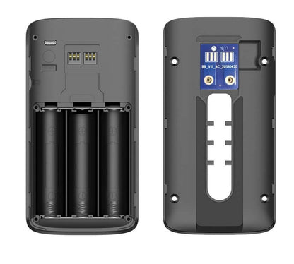 Video Doorbell Smart Wireless WiFi Security Door Bell battery compartment and charging ports view.