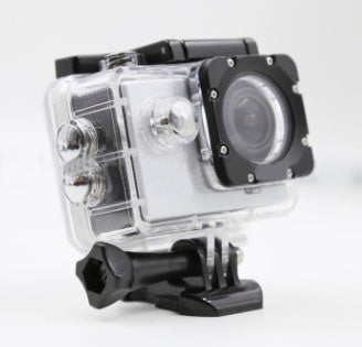 4K Waterproof Sport Camera capturing every adventure with a sturdy design and waterproof case.