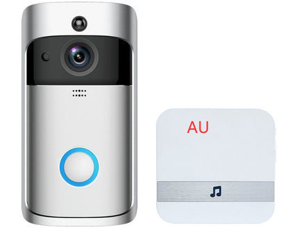 Video Doorbell Smart Wireless WiFi Security Door Bell with camera and wireless chime
