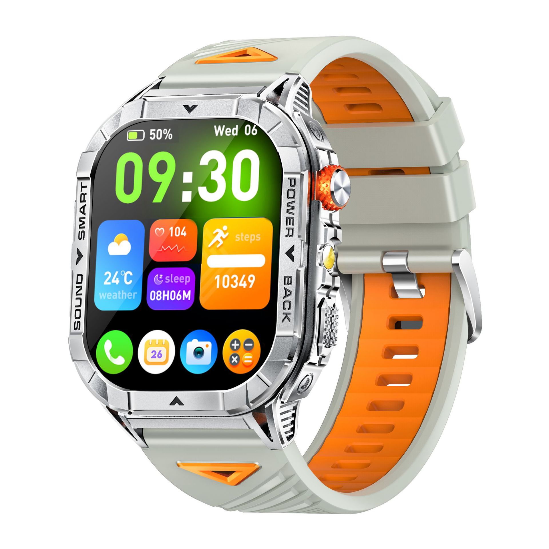 K70A Smartwatch – Heart Rate &amp; Bluetooth Calls