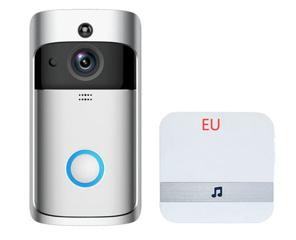 Video Doorbell Smart Wireless WiFi Security Door Bell with camera and chime unit.
