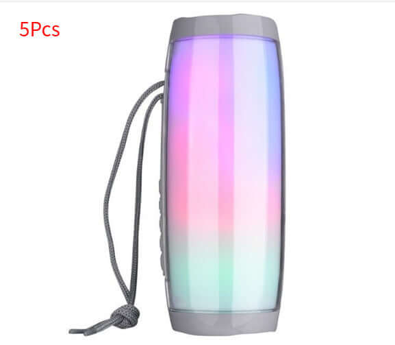 Wireless Bluetooth Speaker 10W Waterproof with colorful lights and portable design