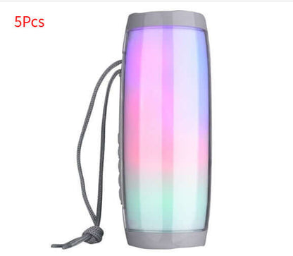 Wireless Bluetooth Speaker 10W Waterproof with colorful lights and portable design