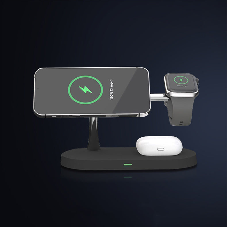 5-in-1 Magnetic Wireless Charger – 15W Fast Charge