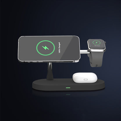 5-in-1 Magnetic Wireless Charger – 15W Fast Charge