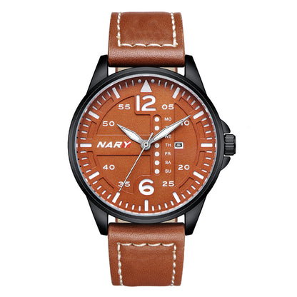 Men’s Water-Resistant Quartz Watch – Stylish Dial