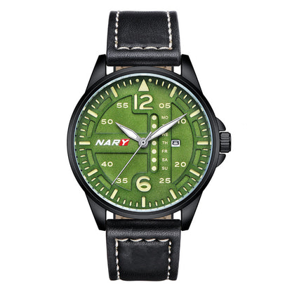 Men’s Water-Resistant Quartz Watch – Stylish Dial