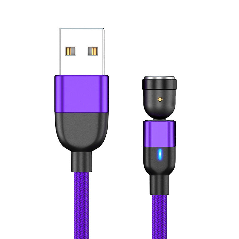 3-in-1 Magnetic Charging Cable – 540° Rotating