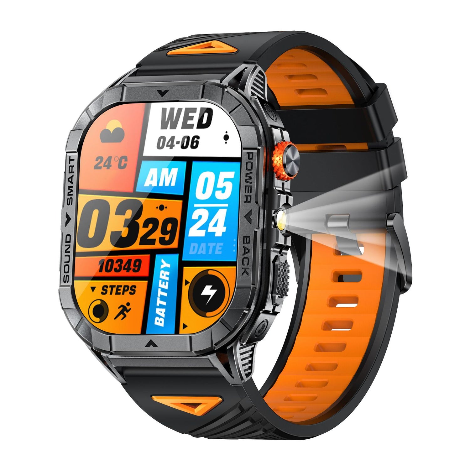 K70A Smartwatch – Heart Rate &amp; Bluetooth Calls